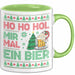 Ho Ho Hol Mir Mal Ein Bier Tasse Geschenk Ugly Tasse Geschenkidee Weihnachten Kaffee-Becher Grün Trendation