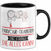 Parkour-Trainerin Geschenk Tasse Becher Die Frau Die Allen Kann Geschenkidee für eine Parkour-Trainerin Lustig Trendation