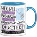 Taucherin Tasse Geschenk Spruch Wer Will Schon Prinzessin Sein Wenn Man Auch Taucherin Sein Kann Blau Trendation