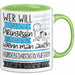 Hundebedarfsverkäuferin Tasse Geschenk Spruch Wer Will Schon Prinzessin Sein Wenn Man Auch Hundebedarfsverkäuferin Sein Kann Grün Trendation