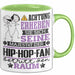 Hip-Hop-Fan Geschenk Tasse Lustiger Spruch Erheben Sie Sich Der Hip-Hop-Fan Betritt den Raum Grün Trendation