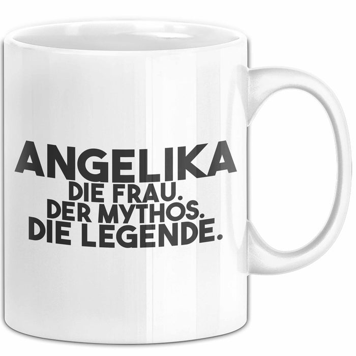 Angelika Tasse Angelika – Die Frau. Der Mythos. Die Legende. Geschenk Weiß Trendation