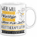 Reittherapeutin Tasse Geschenk Spruch Wer Will Schon Prinzessin Sein Wenn Man Auch Reittherapeutin Sein Kann Weiß Trendation