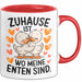 Ente Tier Tasse Geschenk Lustige Geschenkidee Spruch Zuhause Ist Wo Meine Enten Sind Rot Trendation