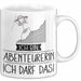 Geschenk für Abenteurerin Tasse Lustige Geschenkidee Geburtstag Ich Bin Abenteurerin Ich Darf Das Weiß Trendation
