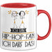 Geschenk für Hip-Hop-Fan Tasse Lustige Geschenkidee Geburtstag Ich Bin Hip-Hop-Fan Ich Darf Das Rot Trendation