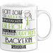 Bäckerin Geschenk Becher Tasse Gott Schuf Alle Menschen Gleich Nur Die Besten Durfeten Bäckerin Werden Geschenkidee Lustig Weiß Trendation