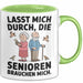 Krankenschwester Pflege Betreuung Tasse Geschenk Lustige Geschenkidee Spruch Lasst Mich Durch Die Senioren Brauchen Mich Grün Trendation