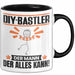 DIY-Bastler Tasse Geschenk für DIY-Bastler Der Mann Der Alles Kann Geschenkidee zum Geburtstag Schwarz Trendation