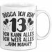 13Er Geburtstag Tasse Geschenk Teenager Geschenkidee Digga Ich Bin 13 Ich Kann Alles Ich Weiss Alles Kaffee-Becher Weiß Trendation