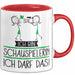 Geschenk für Schauspielerin Tasse Lustige Geschenkidee Geburtstag Ich Bin Schauspielerin Ich Darf Das Rot Trendation