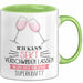 Sekt-Liebhaberin Tasse Geschenk Ich Kann Sekt Verschwinden Lassen Was Ist Deine Superkraft Grün Trendation
