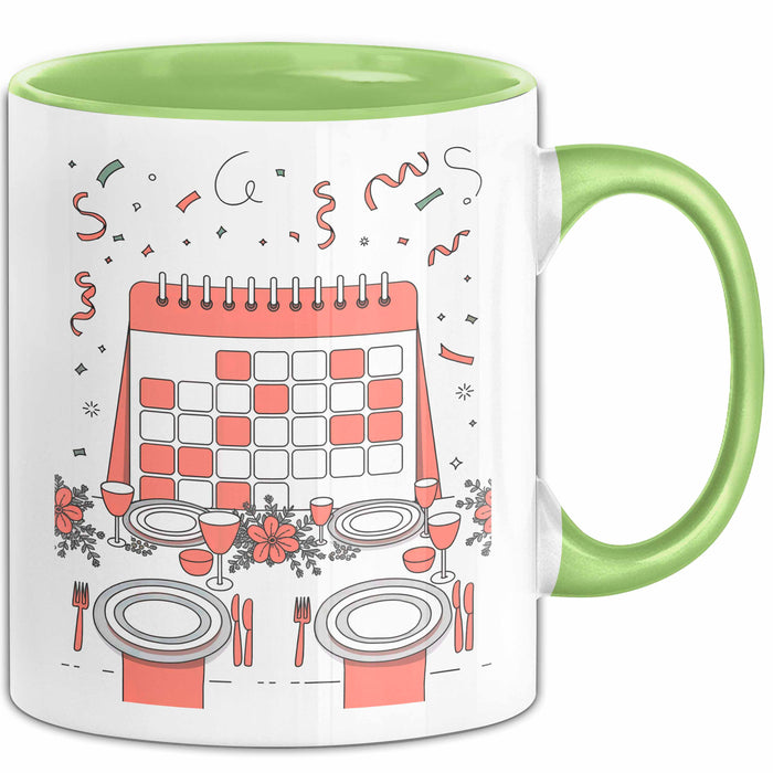 Event Planer Tasse Geschenk Lustige Geschenkidee Spruch Für Party Profis Grün Trendation
