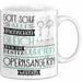 Opernsängerin Geschenk Becher Tasse Gott Schuf Alle Menschen Gleich Nur Die Besten Durfeten Opernsängerin Werden Geschenkidee Lustig Weiß Trendation