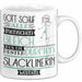 Slacklinerin Geschenk Becher Tasse Gott Schuf Alle Menschen Gleich Nur Die Besten Durfeten Slacklinerin Werden Geschenkidee Lustig Weiß Trendation
