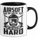 Softair Tasse Geschenk Airsoft Our Air Maybe Soft But Our Balls Are Hard Becher Trendation