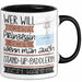 Stand-Up-Paddlerin Tasse Geschenk Spruch Wer Will Schon Prinzessin Sein Wenn Man Auch Stand-Up-Paddlerin Sein Kann Trendation