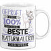Beste Naturmalerin Der Welt Tasse Geschenk für Eine Naturmalerin Geprüft Und Sicher Geschenkidee Geburtstag Weihnachten Weiß Trendation