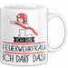 Geschenk für Feuerwehrfrau Tasse Lustige Geschenkidee Geburtstag Ich Bin Feuerwehrfrau Ich Darf Das Weiß Trendation