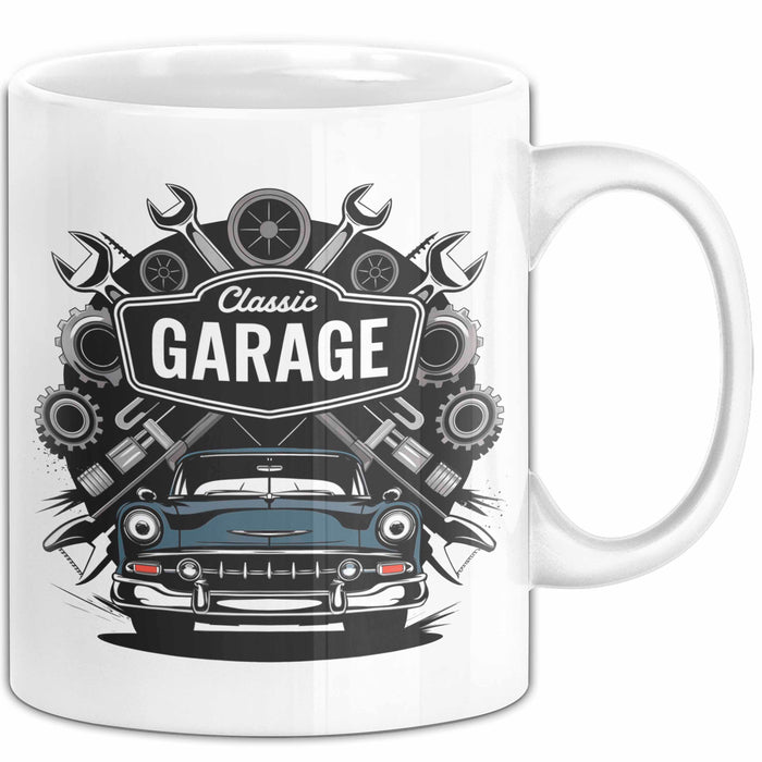 Kfz Mechaniker Tasse Geschenk Lustige Geschenkidee Spruch Für Auto Reparatur Profis Weiß Trendation