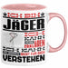 Jäger Geschenk Tasse Lustige Geschenkdiee für einen Jäger Geburtstag Ich Bin Jäger Ich Kann Es Dir Erklären Aber Nicht Für Dich Verstehen Rosa Trendation
