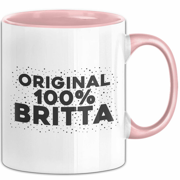 Britta Tasse Original 100% Britta Geschenk Rosa Trendation