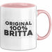 Britta Tasse Original 100% Britta Geschenk Rosa Trendation