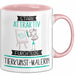 Tierkunst-Malerin Tasse Geschenk Becher Stark Attraktiv Furchtlos Tierkunst-Malerin Lustige Geschenkidee Rosa Trendation