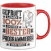 Programmierer Geschenk Lustiger Spruch für Programmierer Geschenkidee Bester Programmierer Der Welt Rot Trendation