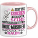 Indie-Musiker Geschenk Tasse Lustiger Spruch Erheben Sie Sich Der Indie-Musiker Betritt den Raum Rosa Trendation