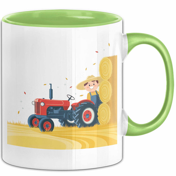 Landwirt Tasse Geschenk Lustige Geschenkidee Spruch Für Landleben Liebhaber Grün Trendation