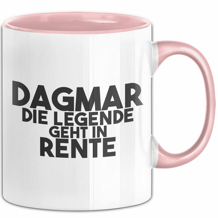 Dagmar Tasse Dagmar – Die Legende Geht In Rente Geschenk