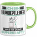 Hundepfleger Tasse Geschenk für Hundepfleger Geburtstag Lustiger Spruch Kaffee-Becher Was Ist Deine Superkraft Grün Trendation