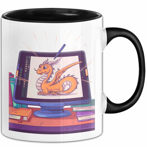 Digital Künstler Tasse Geschenk Lustige Geschenkidee Spruch Für Tablet Kreative Trendation