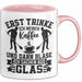 Glasbläser Tasse Geschenk Metallbau Geschenkidee Erst Trinke Ich Meinen Kaffee Dann Blase Ich Sachen Aus Glas Rosa Trendation