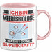 Meeresbiologe Tasse Geschenk für Meeresbiologe Geburtstag Lustiger Spruch Kaffee-Becher Was Ist Deine Superkraft Rosa Trendation