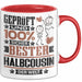Halbcousin Geschenk Lustiger Spruch für Halbcousin Geschenkidee Bester Halbcousin Der Welt Rot Trendation