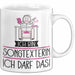 Geschenk für Songtexterin Tasse Lustige Geschenkidee Geburtstag Ich Bin Songtexterin Ich Darf Das Weiß Trendation