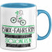 BMX-Fahrerin Weil Es Keinen Schöneren Beruf Gibt Tasse Geschenk für Eine BMX-Fahrerin Lustig Blau Trendation