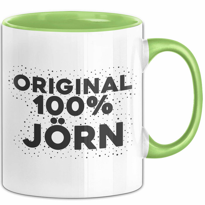 Joern Tasse Original 100% Joern Geschenk Grün Trendation