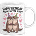 Geburtstagsfeier Otter Tasse Geschenk Lustige Geschenkidee Spruch Alles Gute Zum Geburtstag An Meine Bessere Hälfte Weiß Trendation
