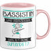 Bassistin Und Prinzessin Tasse Geschenk Für Eine Bassistin Geburtstag Was Ist Deine Superkraft Rosa Trendation