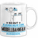 Modellbahnfan Geschenk Tasse So Gut Kann Nur Ein Modellbahnfan Aussehen Geschenkidee Kaffee-Becher Weiß Trendation