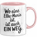 Elke-Marie Tasse Geschenk Wo Eine Elke-Marie Ist Ist Auch Ein Weg Geschenkidee Becher mit Name Rosa Trendation