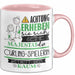 Curling-Spielerin Tasse Geschenk Lustiger Spruch Bitte Erheben Sie Sich Seine Majestät Die Curling-Spielerin Betritt Den Raum Rosa Trendation