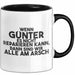 Guenter Tasse Wenn Guenter Nicht Repariert, Sind Wir Am Arsch Geschenk Schwarz Trendation