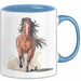 Reiter Tasse Geschenk Lustige Geschenkidee Spruch Für Reitsport Liebhaber Blau Trendation