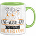 Live-Musik-Fan Geschenk Tasse Becher Die Frau Die Allen Kann Geschenkidee für eine Live-Musik-Fan Lustig Grün Trendation