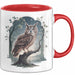 Vogelbeobachter Tasse Geschenkidee für Vogel Enthusiasten Rot Trendation