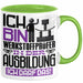 Werkstoffprüfer Ausbildung Tasse Geschenk Ich Bin Werkstoffprüfer In Der Ausbildung Ich Darf Das Geschenkidee Spruch Grün Trendation